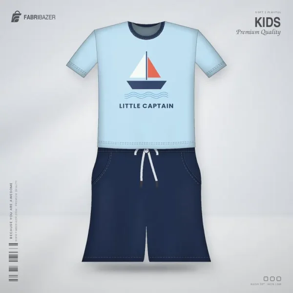 Kids Tee & Shorts Set – Little Captain