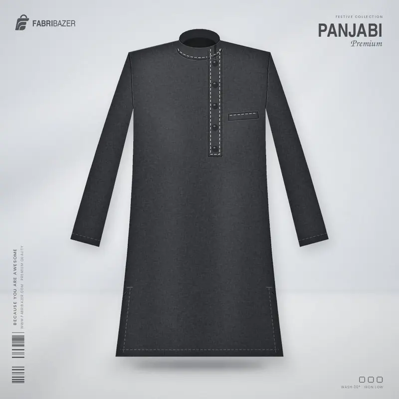 Kabli Panjabi – Charcoal