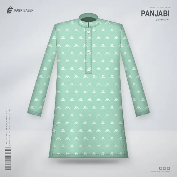 Summer Panjabi – Mint Buti