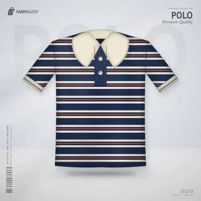 Knitted Stripe Polo – Premium