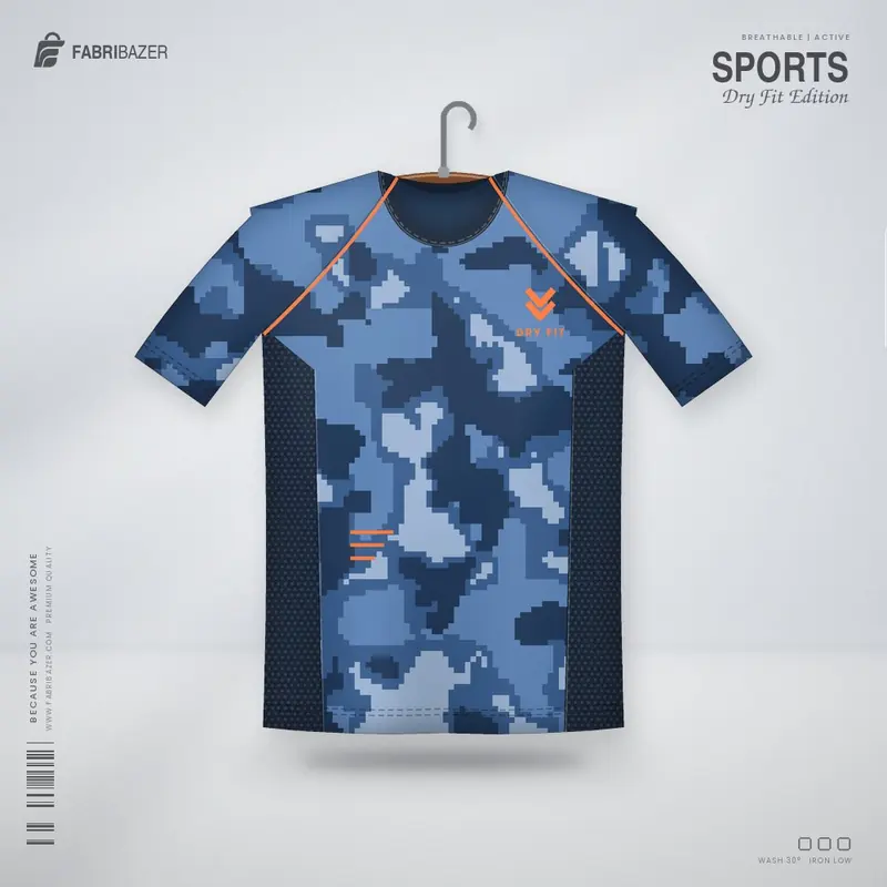 Dry Fit Training Tee – Digital Camo