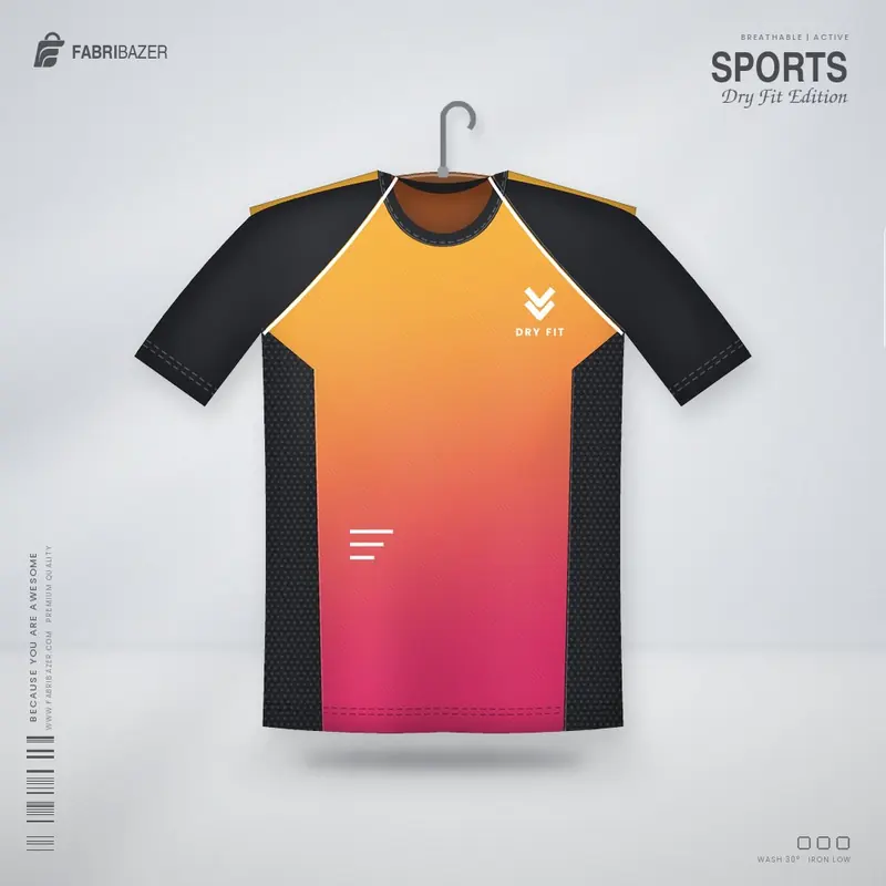 Dry Fit Training Tee – Gradient